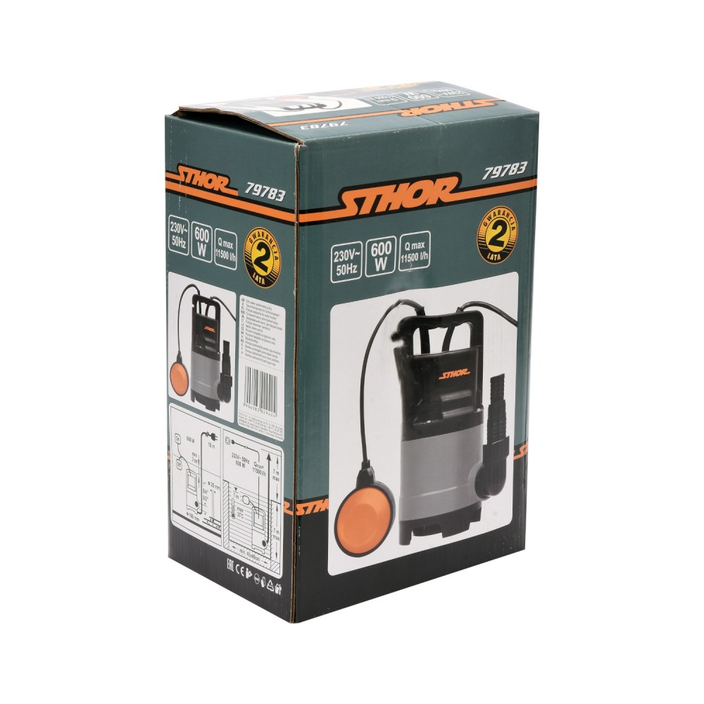 ΑΝΤΛΙΑ ΑΚΑΘΑΡΤΩΝ 600W 79783 STHOR