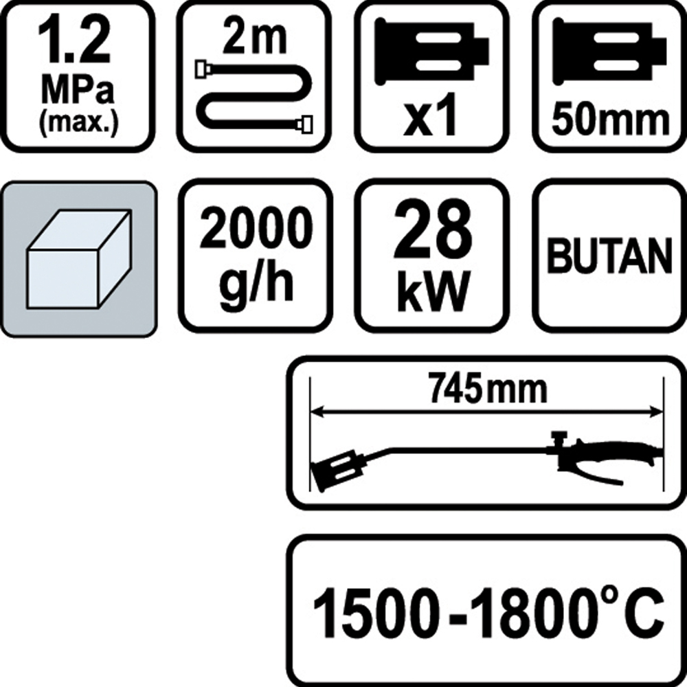 ΦΛΟΓΙΣΤΡΟ ΠΙΣΣΑΣ 50ΜΜ VOREL 73341