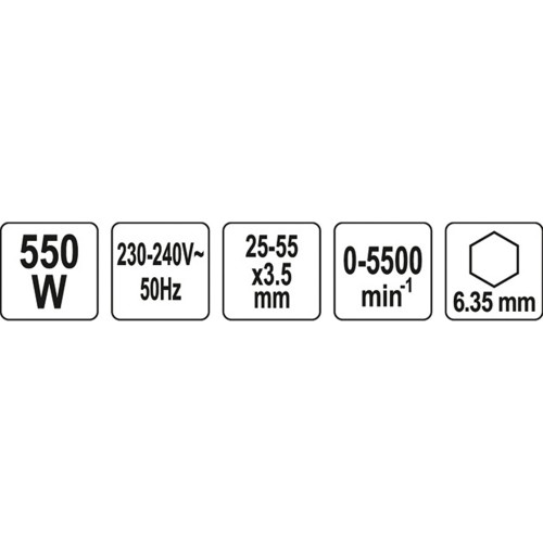 ΚΑΤΣΑΒΙΔΙΕΡΑ ΓΥΨΟΣΑΝΙΔΑΣ 550 W YATO YT-82071