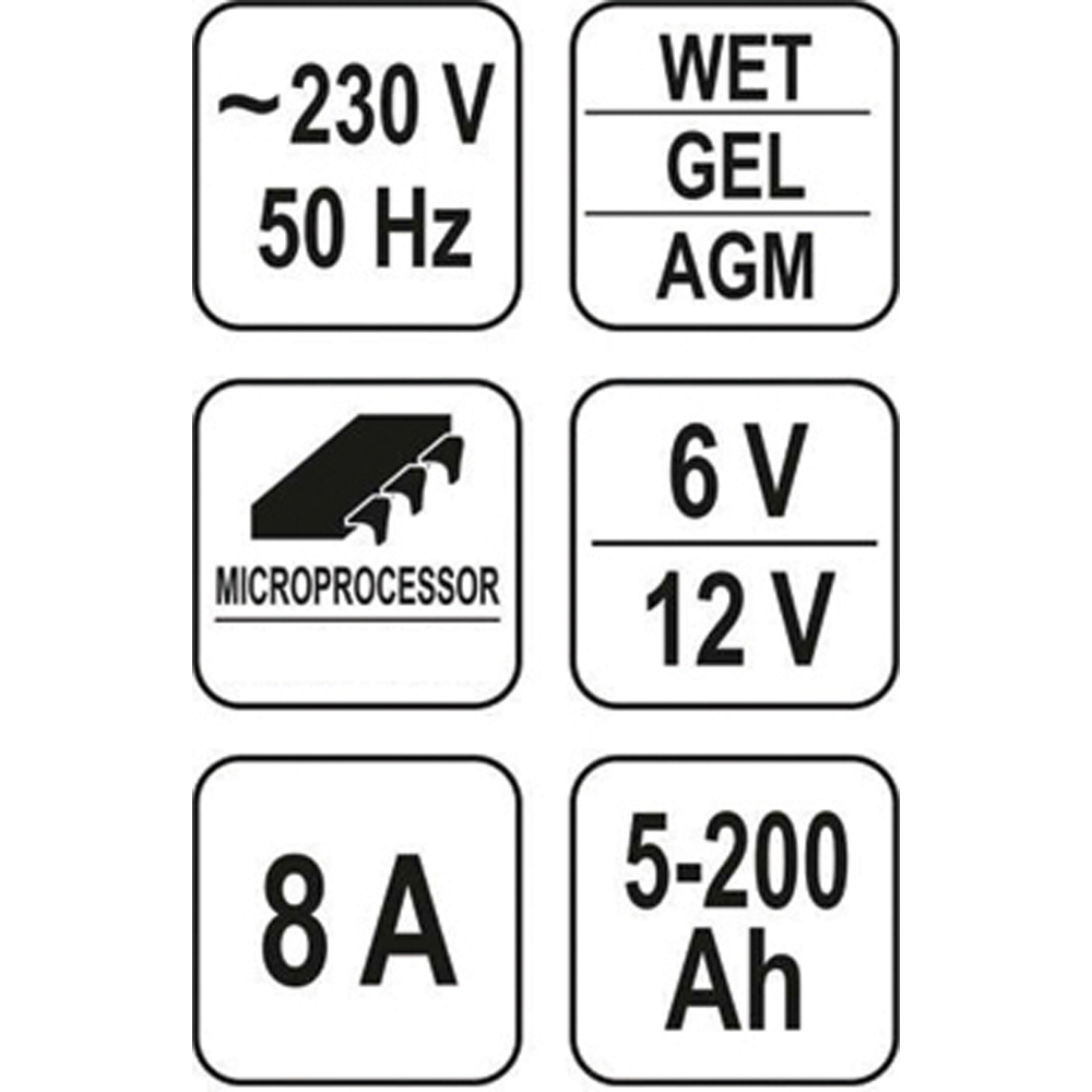 ΦΟΡΤΙΣΤΗΣ-ΣΥΝΤΗΡΗΤΗΣ ΜΠΑΤΑΡΙΩΝ YT-8301