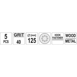 ΥΑΤΟ ΓΥΑΛΟΧΑΡΤΟ ΔΙΣΚΟΥ - 100-GRIT