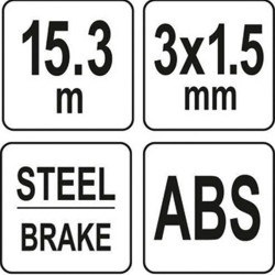 ΟΔΗΓΟΣ ΚΑΛΩΔΙΩΝ 15,3Μ YT-25010