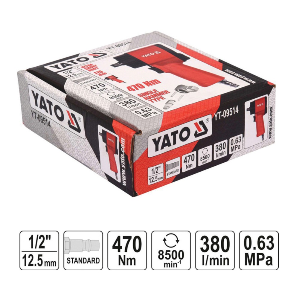 ΜΠΟΥΛΟΝΟΚΛΕΙΔΟ ΜΙΝΙ 1/2 470 Nm YT-09514