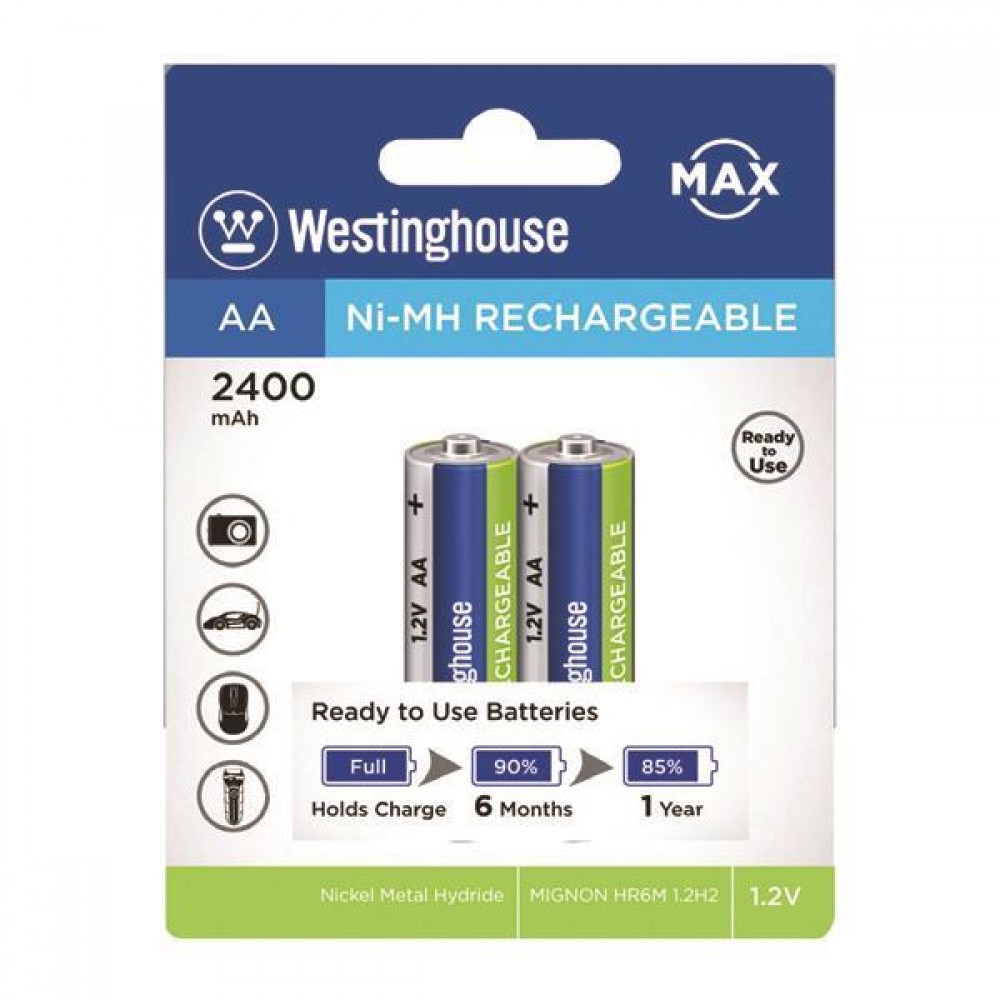 ΜΠΑΤΑΡΙΑ NiMH ΕΠΑΝΑΦΟΡΤΙΖΟΜΕΝΗ 2400mAh ΑΑ