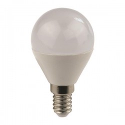ΛΑΜΠΑ LED ΣΦΑΙΡΙΚΗ 5W Ε14 220-240V ΘΕΡΜΟ ΛΕΥΚΟ 2700K EUROLAMP