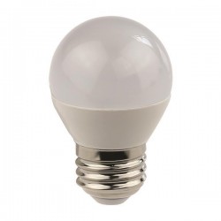 ΛΑΜΠΑ LED ΣΦΑΙΡΙΚΗ 7W E27 220-240V ΨΥΧΡΟ ΛΕΥΚΟ 6500K EUROLAMP 