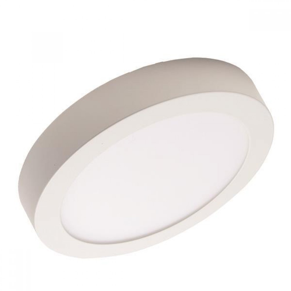 ΦΩΤΙΣΤΙΚΟ ΕΞΩΤΕΡΙΚΟ LED SLIM Φ225 24W ΛΕΥΚΟ PLUS