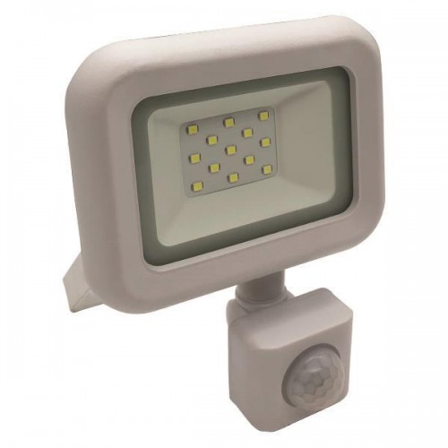 ΠΡΟΒΟΛΕΑΣ LED 10W SMD ΜΕ ΠΕΡΙΣΤΡΕΦΟΜΕΝΟ ΑΝΙΧΝΕΥΤΗ ΚΙΝΗΣΗΣ ΛΕΥΚΟΣ IP44 PLUS