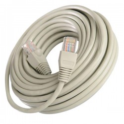 PATCH CORD UTP CAT-5e 26AWG ΓΚΡΙ 3m