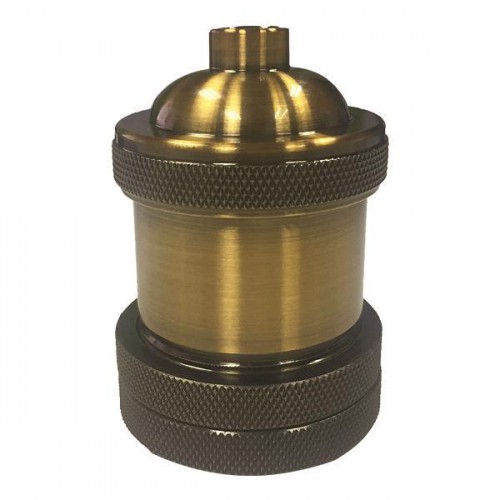 ΝΤΟΥΙ ΜΕΤΑΛΛΙΚΟ ΚΑΦΕ ΜΠΡΟΝΖΕ Ε27 EUROLAMP