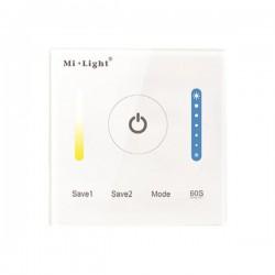 DIMMER ΧΩΝΕΥΤΟ ΓΙΑ ΤΑΙΝΙΑ LED CCT 15A 2 ΚΑΝΑΛΙΑ DC12V/180W 24V/360W