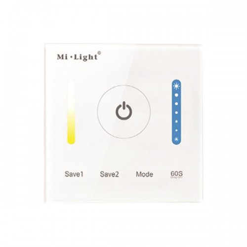 DIMMER ΧΩΝΕΥΤΟ ΓΙΑ ΤΑΙΝΙΑ LED CCT 15A 2 ΚΑΝΑΛΙΑ DC12V/180W 24V/360W