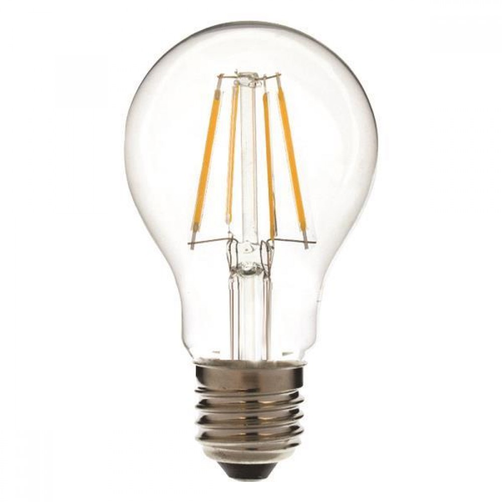 ΛΑΜΠΑ LED FILAMENT ΗΜΕΡΑΣ ΝΥΧΤΑΣ 7W E27 220-240V ΘΕΡΜΟ ΛΕΥΚΟ 3000K EUROLAMP