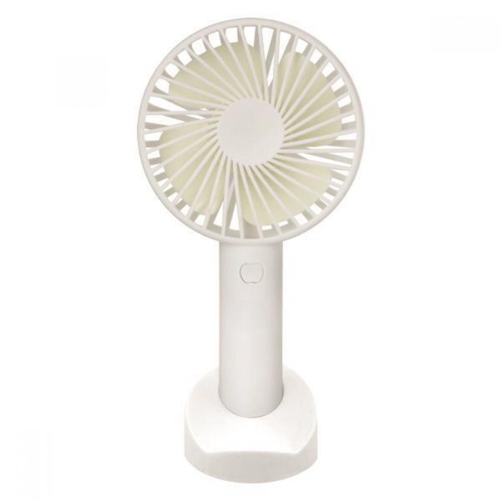 ΑΝΕΜΙΣΤΗΡΑΣ ΧΕΙΡΟΣ ΕΠΑΝΑΦΟΡΤΙΖΟΜΕΝΟΣ ΜΕ USB ΜΕ ΒΑΣΗ ΚΙΝΗΤΟΥ  Φ10 ΛΕΥΚΟΣ - EUROLAMP