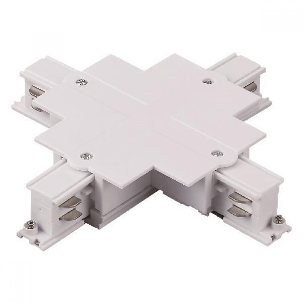 ΣΥΝΔΕΣΜΟΣ ΡΑΓΑΣ ΧΩΝΕΥΤΗ 4 ΓΡΑΜΜΩΝ ΣΤΑΥΡΟΣ ΛΕΥΚΟΣ EUROLAMP