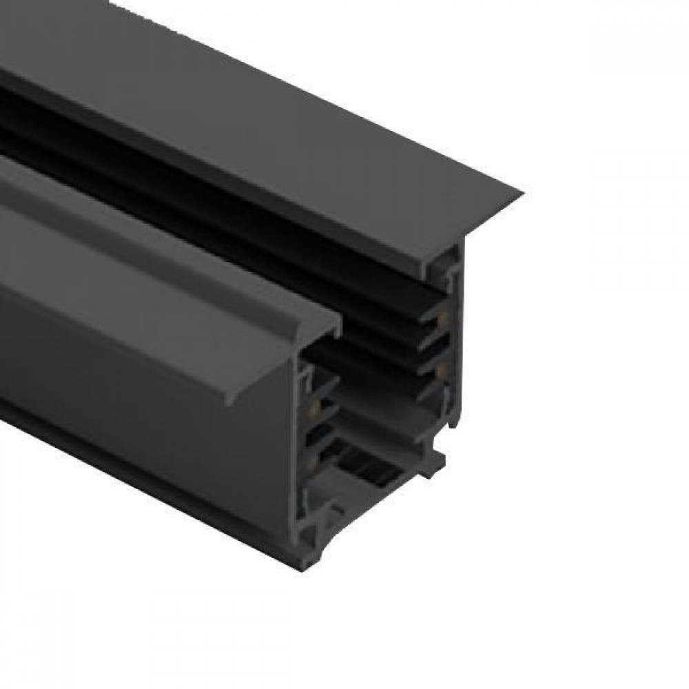 ΡΑΓΑ ΧΩΝΕΥΤΗ 4 ΓΡΑΜΜΩΝ 1m ΜΑΥΡΗ EUROLAMP