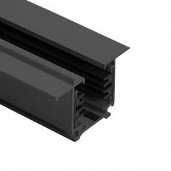 ΡΑΓΑ ΧΩΝΕΥΤΗ 4 ΓΡΑΜΜΩΝ 1m ΜΑΥΡΗ EUROLAMP