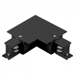 ΣΥΝΔΕΣΜΟΣ ΡΑΓΑΣ ΧΩΝΕΥΤΗ 4 ΓΡΑΜΜΩΝ ΓΩΝΙΑΣ 90⁰ ΜΑΥΡΟΣ EUROLAMP