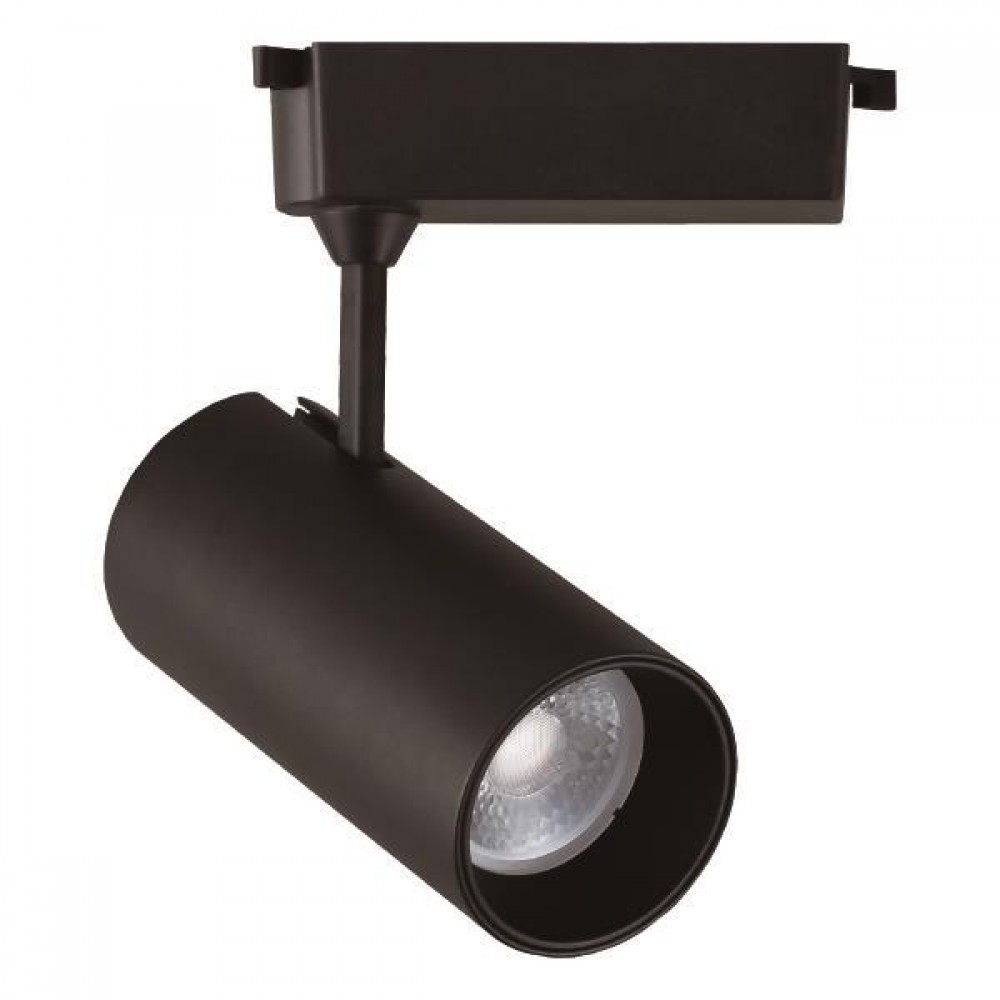 ΣΠΟΤ ΡΑΓΑΣ LED 2 ΓΡΑΜΜΩΝ 30W 3000K Φ80Χ160 ΜΑΥΡΟ PLUS EUROLAMP