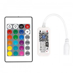 ΑΣΥΡΜΑΤΟ CONTROLLER RF Wifi & Bluetooth RGB DC5-24V, 3CH*4A(Max. 100W) EUROLAMP