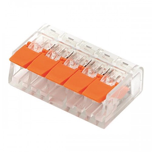 ΚΛΕΜΜΑ PCT-415 5 ΘΕΣΕΩΝ ΜΕ ΥΠΟΔΟΧΗ 0,20-4mm 32Α 400V EUROLAMP