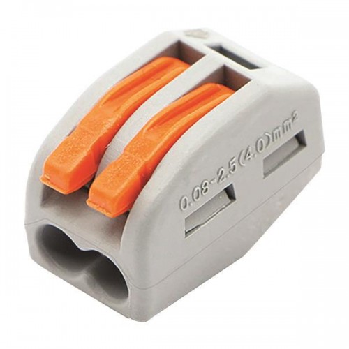 ΚΛΕΜΜΑ PCT-212 2 ΘΕΣΕΩΝ ΜΕ ΥΠΟΔΟΧΗ 0,80-2,5mm 32Α 400V EUROLAMP