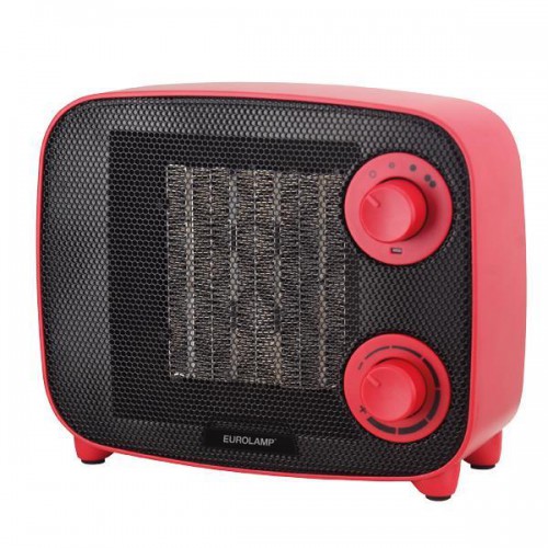 ΑΕΡΟΘΕΡΜΟ ΚΕΡΑΜΙΚΟ VINTAGE 1500W ΚΟΚΚΙΝΟ EUROLAMP