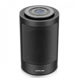 ΑΕΡΟΘΕΡΜΟ ΚΕΡΑΜΙΚΟ 1500W ΚΥΚΛΙΚΟ ΜΑΥΡΟ ΜΕ ΤΗΛΕΧΕΙΡΙΣΤΗΡΙΟ EUROLAMP