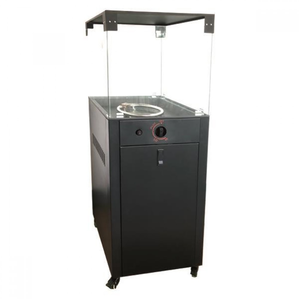 ΘΕΡΜΑΣΤΡΑ ΥΓΡΑΕΡΙΟΥ DECO ΜΑΥΡΗ 9,5KW EUROLAMP