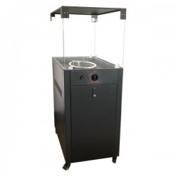 ΘΕΡΜΑΣΤΡΑ ΥΓΡΑΕΡΙΟΥ DECO ΜΑΥΡΗ 9,5KW EUROLAMP