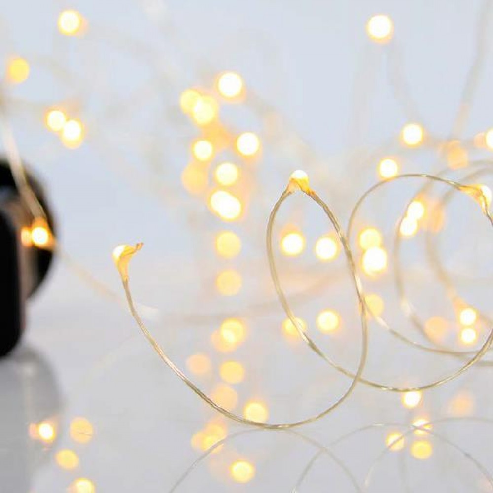 ΣΕΙΡΑ, 100 ΜΙΝΙ LED, 4,5V, 8 ΠΡΟΓΡΑΜΜΑΤΑ, ΜΕ ΜΕΤΑΣΧΗΜΑΤΙΣΤΗ, ΠΡΟΕΚΤΑΣΗ ΠΑΡΟΧΗΣ 500cm, ΑΣΗΜΙ ΧΑΛΚΟΣ, DAYLIGHT LED,ANA 10cm,ΙΡ44 Magic Christmas