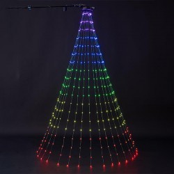 ΧΤΑΠΟΔΙ, 342 SMART MINI LED, 5V ΜΕΤΑΣΧΗΜΑΤΙΣΤΗΣ,  ΕΛΕΓΧΟΣ ΠΡΟΓΡΑΜΜΑΤΟΣ ΜΕ ΕΦΑΡΜΟΓΗ, ΠΡΑΣΙΝΟ ΚΑΛΩΔΙΟ ΠΛΑΚΕ, RGBW LED, ΠΡΟΕΚΤΑΣΗ ΠΑΡΟΧΗΣ 5m, ΑΝΑ 10cm, IP44 Magic Christmas