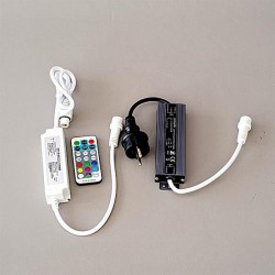 ΜΕΤΑΣΧΗΜΑΤΙΣΤΗΣ, 24V, ME SYNCHRONOUS RGBW LED CONTROLLER ΚΑΙ ΤΗΛΕΧΕΙΡΙΣΤΗΡΙΟ, ΠΡΟΕΚΤΑΣΗ ΠΑΡΟΧΗΣ 3m, IP65 Magic Christmas