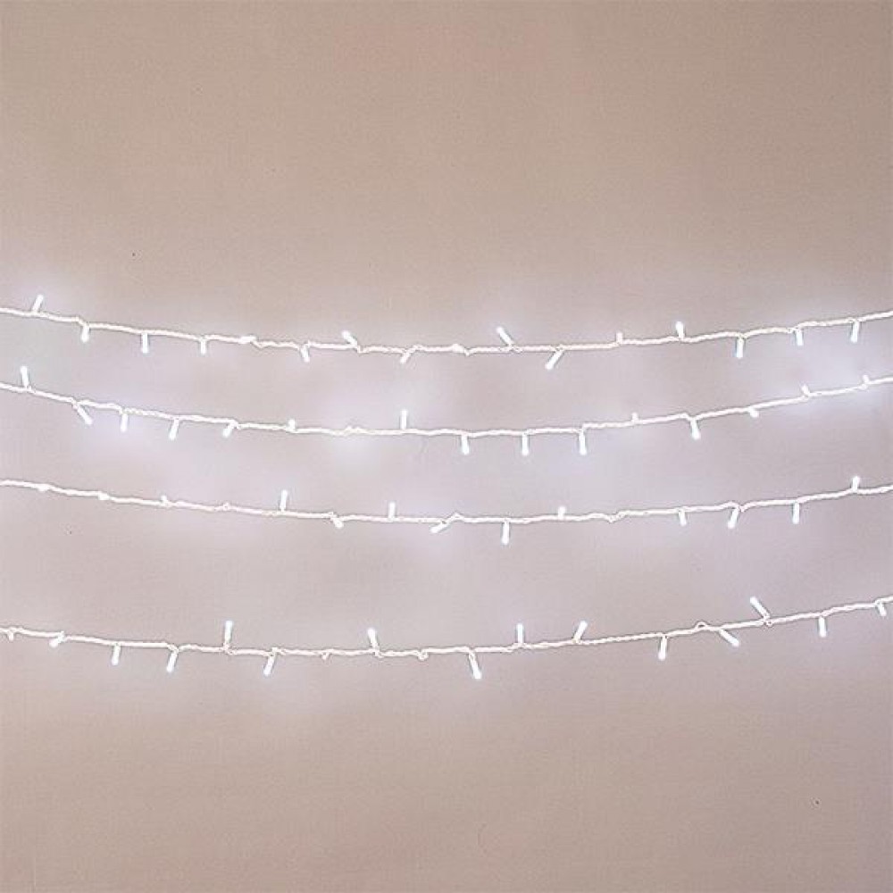 ΣΕΙΡΑ, 400 LED 5mm, ΕΠΕΚΤΑΣΗ ΕΩΣ 7, ΛΕΥΚΟ ΚΑΟΥΤΣΟΥΚ ΚΑΛΩΔΙΟ, SYNCHRONOUS RGBW LED, ΧΩΡΙΣ ΠΡΙΖΑ ΚΑΙ CONTROLLER, IP65 Magic Christmas