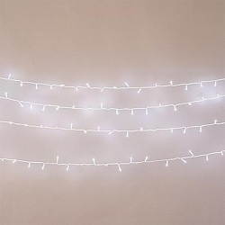 ΣΕΙΡΑ, 400 LED 5mm, ΕΠΕΚΤΑΣΗ ΕΩΣ 7, ΛΕΥΚΟ ΚΑΟΥΤΣΟΥΚ ΚΑΛΩΔΙΟ, SYNCHRONOUS RGBW LED, ΧΩΡΙΣ ΠΡΙΖΑ ΚΑΙ CONTROLLER, IP65 Magic Christmas