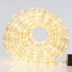 ΦΩΤΟΣΩΛΗΝΑΣ LED, ΜΟΝΟΚΑΝΑΛΟΣ, ΜΕ ΠΡΟΓΡΑΜΜΑ, ΘΕΡΜΟ ΛΕΥΚΟ, 18m, 24 LED ΑΝΑ ΜΕΤΡΟ, IP44 Magic Christmas