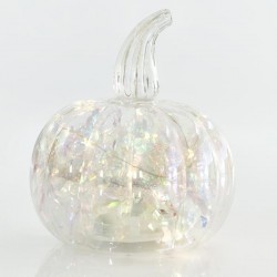 ΚΟΛΟΚΥΘΑ ΓΥΑΛΙΝΗ, ΦΩΤΙΖΟΜΕΝΗ, 12cm Magic Christmas