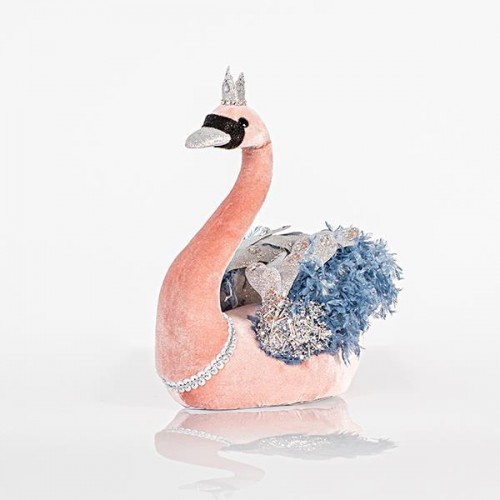 ΒΕΛΟΥΔΙΝΟΣ ΚΥΚΝΟΣ, ΡΟΖ-ΜΠΛΕ, 26x29cm Magic Christmas