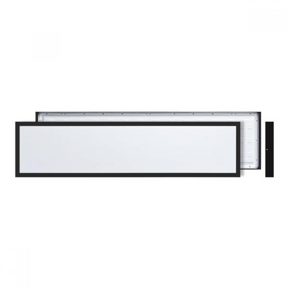 ΦΩΤΙΣΤΙΚΟ ΕΞΩΤΕΡΙΚΟ BACKLIGHT UGR19 LED 120X30  27-34-40-45W 4000K 220-240V/AC ΜΑΥΡΟ EUROLAMP