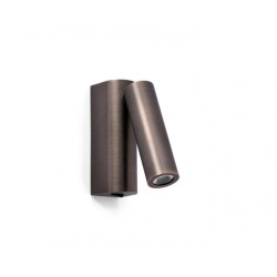 LED Μεταλλικό Επιτοίχιο Φωτιστικό 3W Σε Μπρονζέ Χρώμα Rob FARO