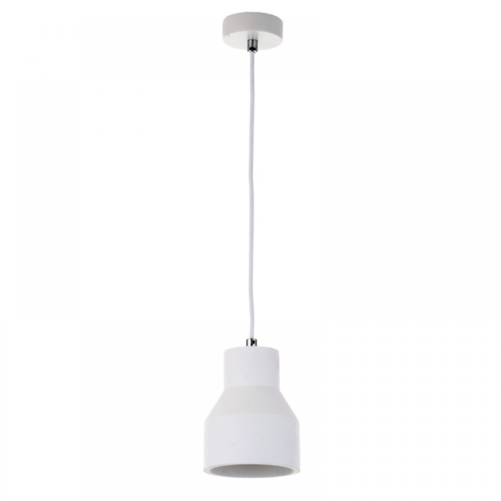 InLight Κρεμαστό φωτιστικό λευκό από γύψο 1XE27 D:15,6cm (4512)