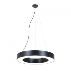 InLight Κρεμαστό φωτιστικό LED 60W 3000K σε μαύρη απόχρωση D:100cm (6041-100-BL)