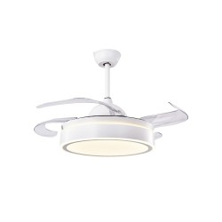 InLight Peyto 72W 3CCT LED Ανεμιστήρας Οροφής Λευκός (102000310)