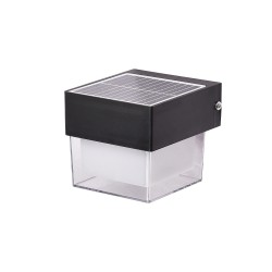 InLight Grenada-LED 2W 3CCT Solar Wall Light in Black Color (80204410S)