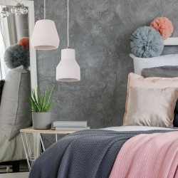 InLight Κρεμαστό φωτιστικό λευκό από γύψο 1XE27 D:15,6cm (4512)