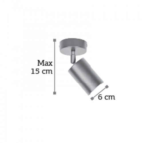 InLight Επιτοίχιο σποτ από χρυσαφί μέταλλο 1XGU10 D:15cm (9082-1)