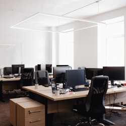 InLight Γωνιακός σύνδεσμος LED 8W 4000K σε μαύρη απόχρωση D:17,6cmX17,6cm (L002-BL)