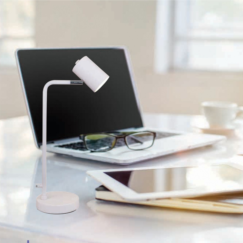 InLight Επιτραπέζιο φωτιστικό σε λευκό χρώμα 1XGU10 D:33cm (3015-WH)