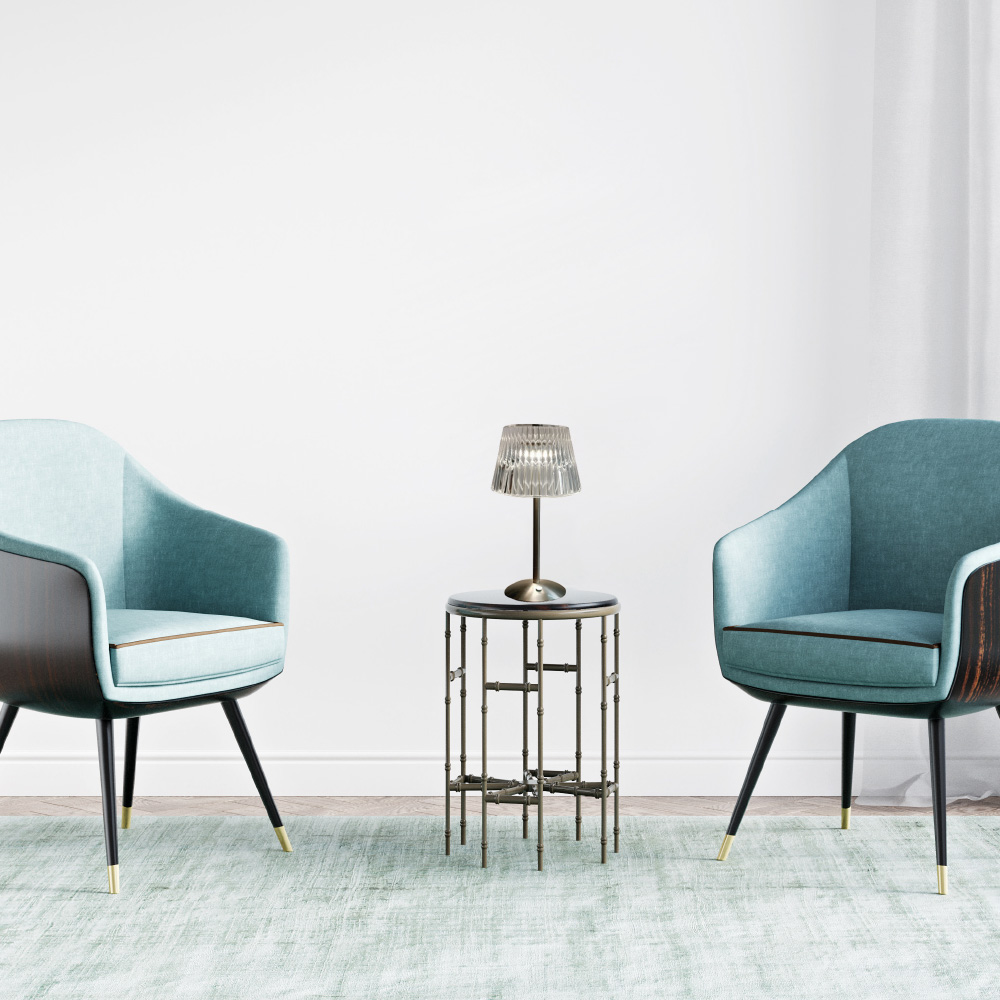 InLight Επιτραπέζιο επαναφορτιζόμενο φωτιστικό 3CCT σε νίκελ απόχρωση (3037-Nikel)