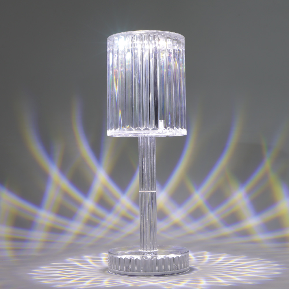 InLight Επιτραπέζιο επαναφορτιζόμενο φωτιστικό 3CCT σε διάφανη απόχρωση (3040)